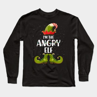 Im The Angry Elf Shirt Matching Christmas Long Sleeve T-Shirt